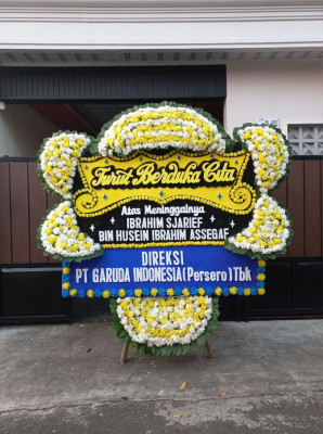 Papan Bunga Duka di Wonosobo