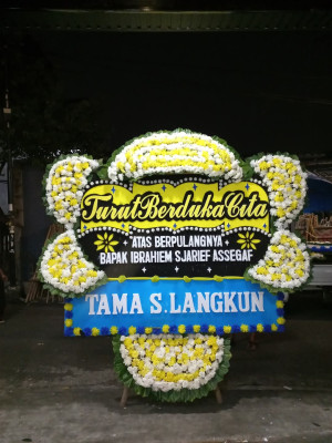 Papan Bunga Duka di Wonosobo