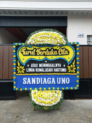 Papan Bunga Duka di Wonosobo